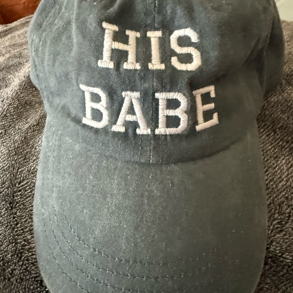 Gray "His Babe" Cap